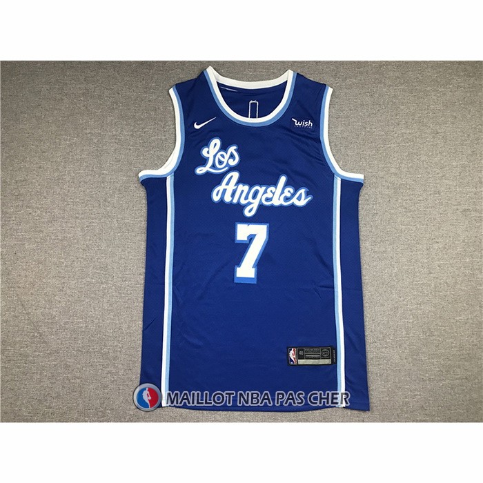 Maillot Los Angeles Lakers Carmelo Anthony NO 7 Classic 2021 Bleu